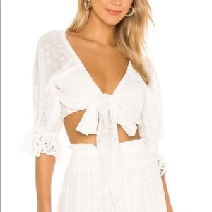 Spell Daisy Chain tie top XS